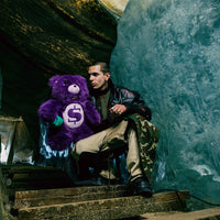 SPRAYGROUND® BACKPACK FUR CRAY PURP MONEYBEAR BACKPACK