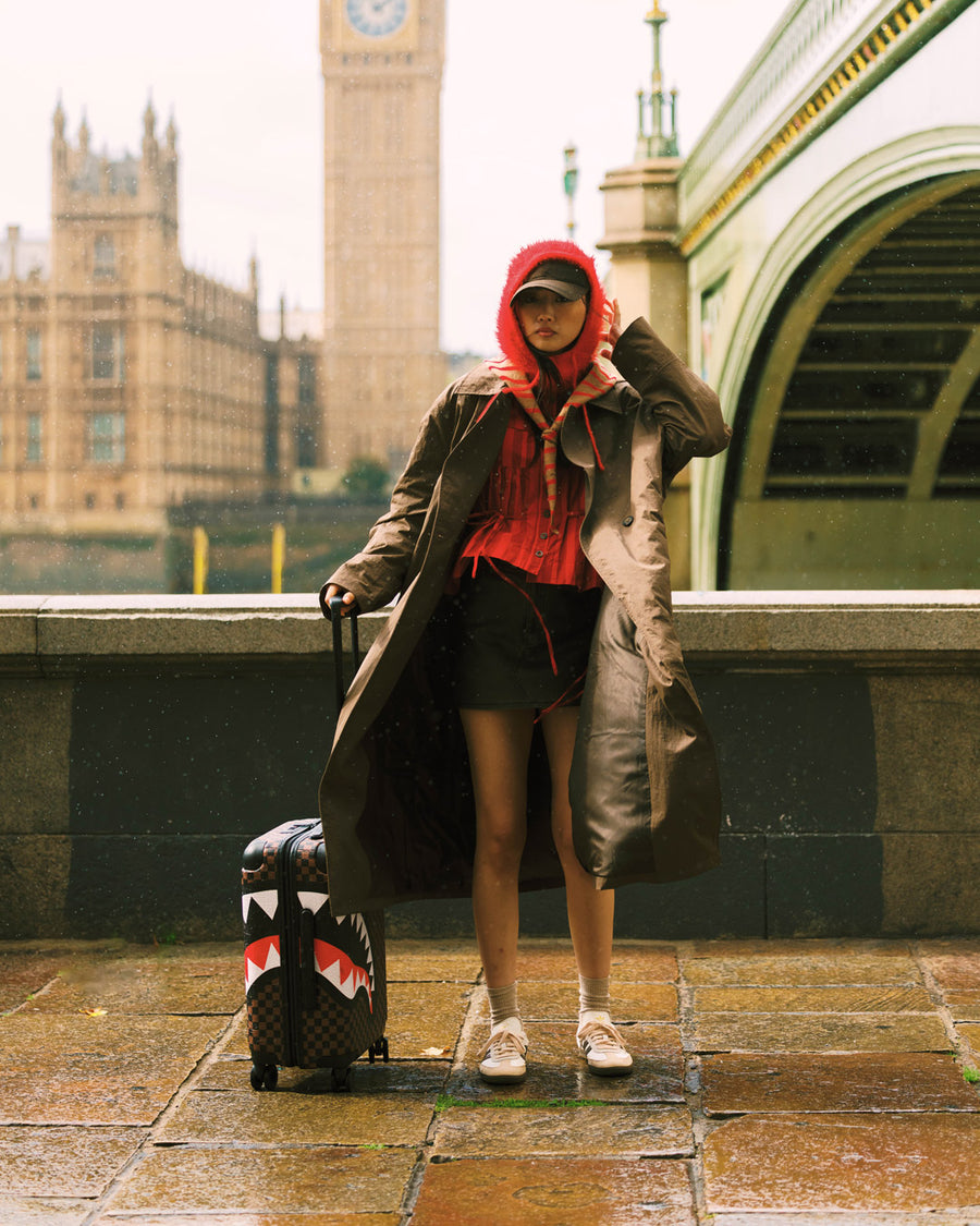 SPRAYGROUND® LUGGAGE CHECK 2 EMBOSS CARRY-ON LUGGAGE