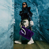 SPRAYGROUND® TOTE FUR CRAY PURP TOTE