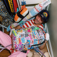 SPRAYGROUND® BACKPACK PUNK STICKER SHARK BACKPACK