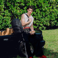 SPRAYGROUND® BACKPACK BLACKED OUT METALLIC DRIP BACKPACK