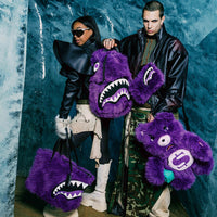 SPRAYGROUND® TOTE FUR CRAY PURP TOTE