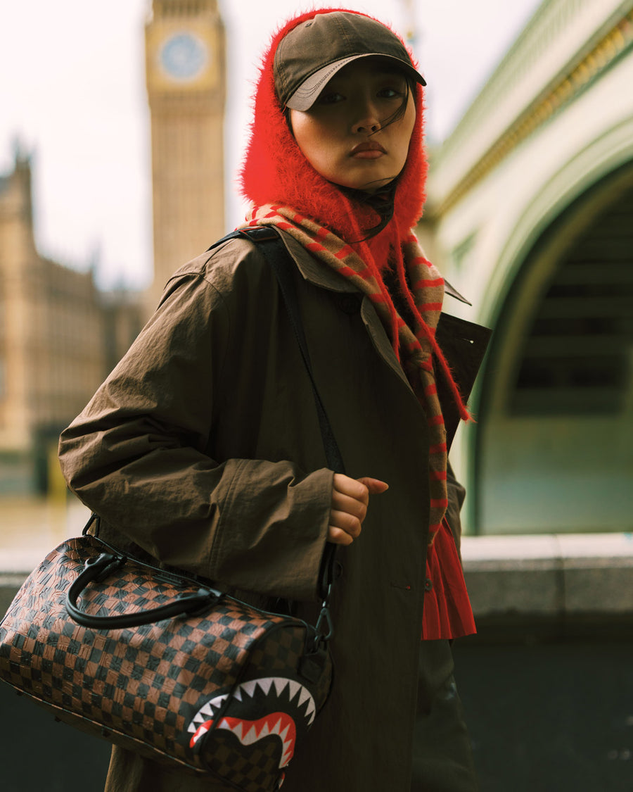 SPRAYGROUND® DUFFLE CHECK 2 EMBOSS MINI DUFFLE