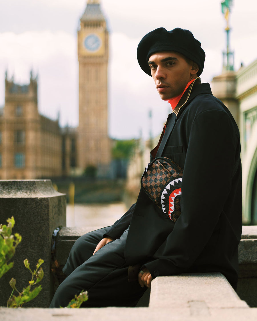 SPRAYGROUND® SLING CHECK 2 EMBOSS BACKPACK SLING