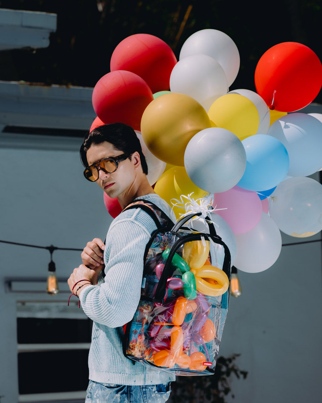 SPRAYGROUND® BACKPACK FULL OF CASH CLEAR BACKPACK