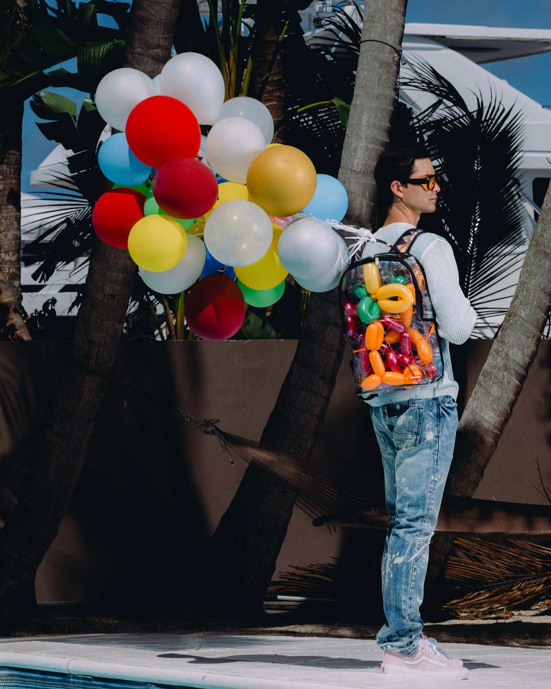 SPRAYGROUND® BACKPACK FULL OF CASH CLEAR BACKPACK