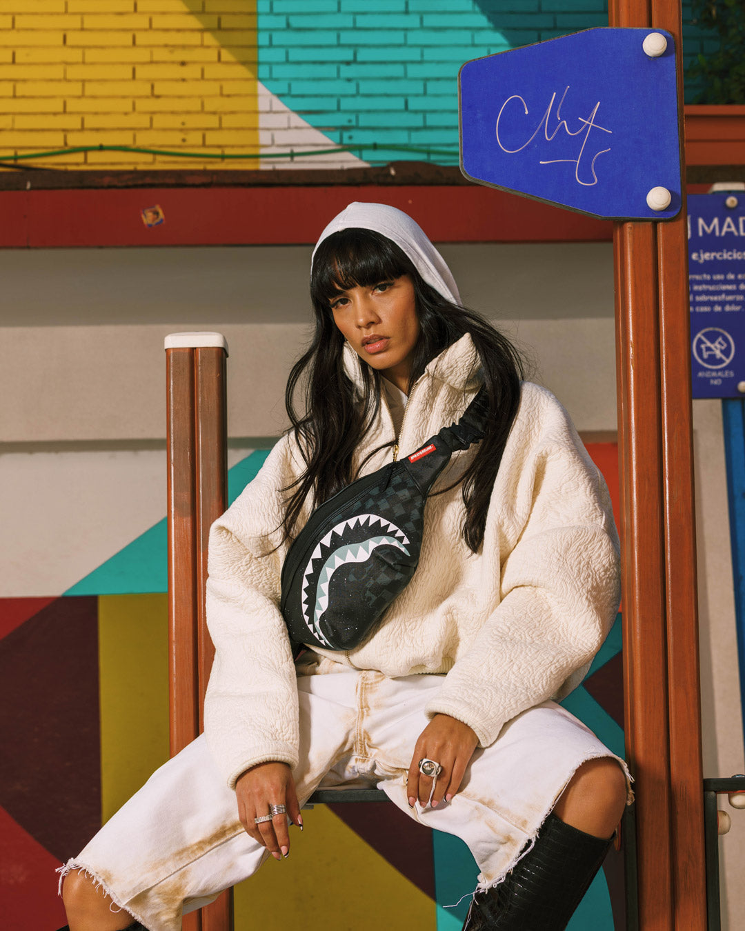 SPRAYGROUND® CROSSBODY DEEP SPACE DRIP SAVVY CROSSBODY