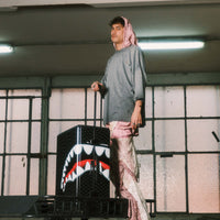 SPRAYGROUND® LUGGAGE SHARKS IN PARIS BALLOON BLACK FULL-SIZE LUGGAGE