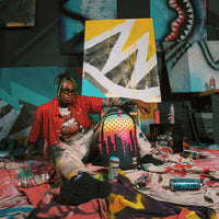 WYNWOOD WALLS COLLAB DAN LAM DRIPS BACKPACK