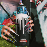 WYNWOOD WALLS COLLAB WATER BOTTLE OR SPRAYCAN HOLDER (BLK/WHT)