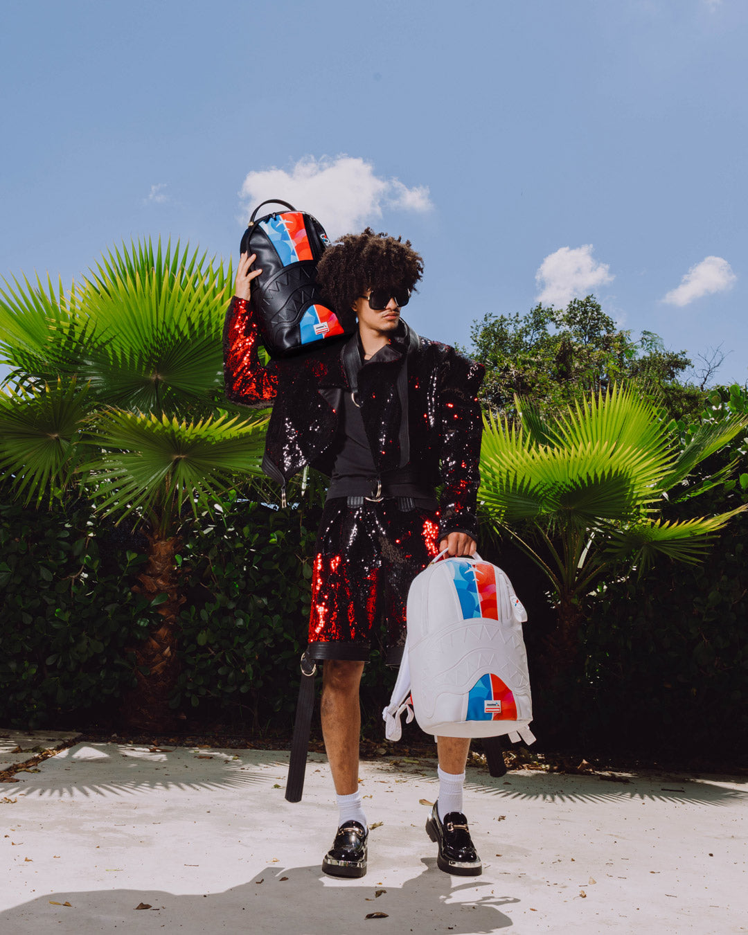SPRAYGROUND® BACKPACK AMERICAN AIRLINES MAXIMUM ALTITUDE BACKPACK (BLACK)