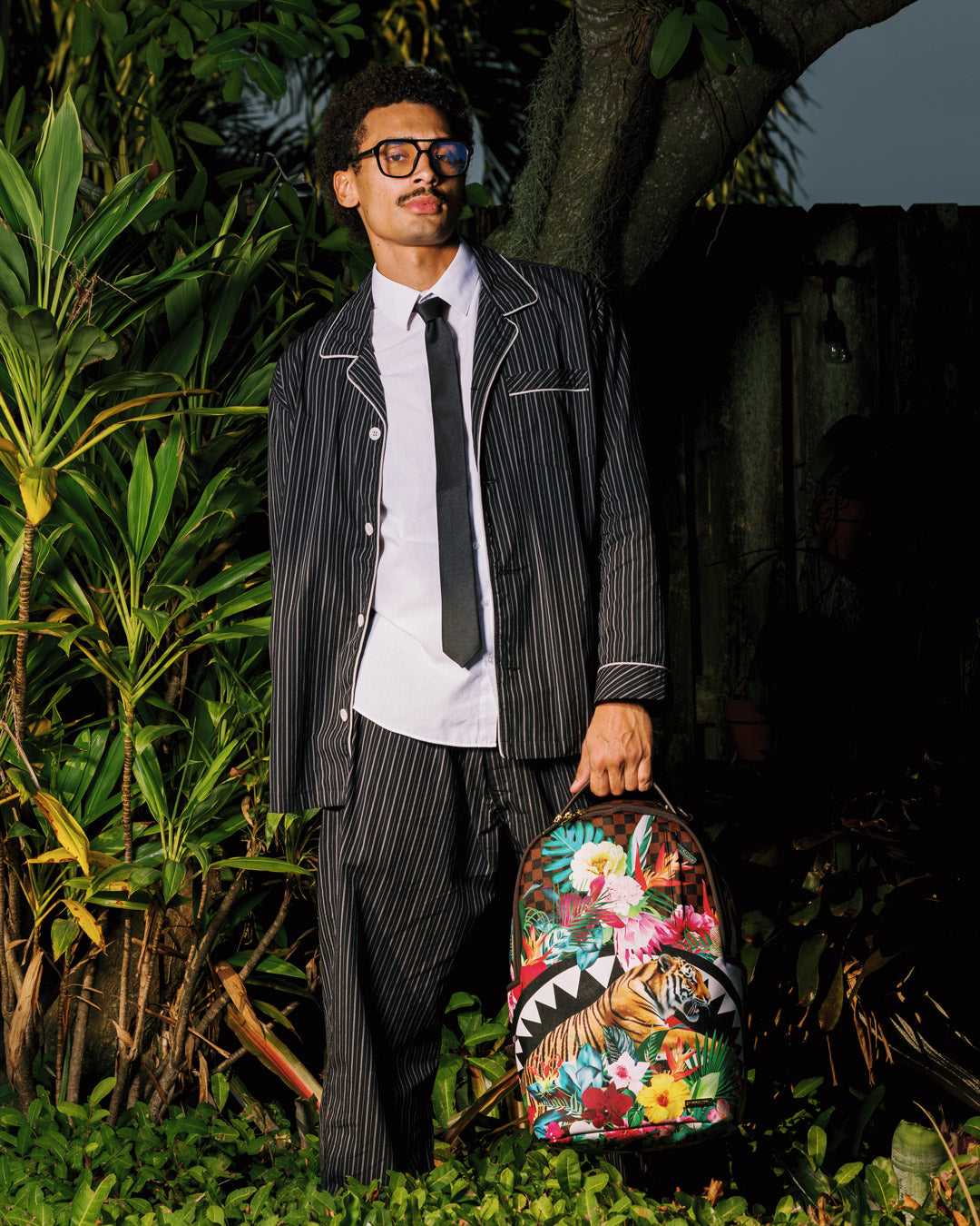 SPRAYGROUND® BACKPACK FLOWERING JUNGLE SHARK 2 BACKPACK