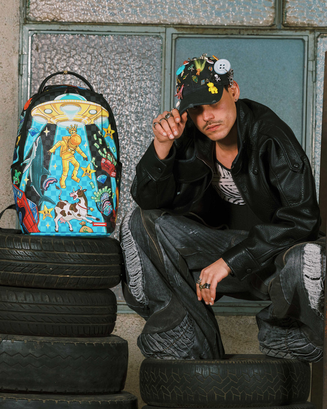 SPRAYGROUND® BACKPACK SPACE WARPED RMX BACKPACK