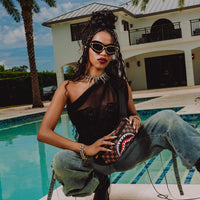 SHARKS IN PARIS GRIN & GRIND CROSSBODY
