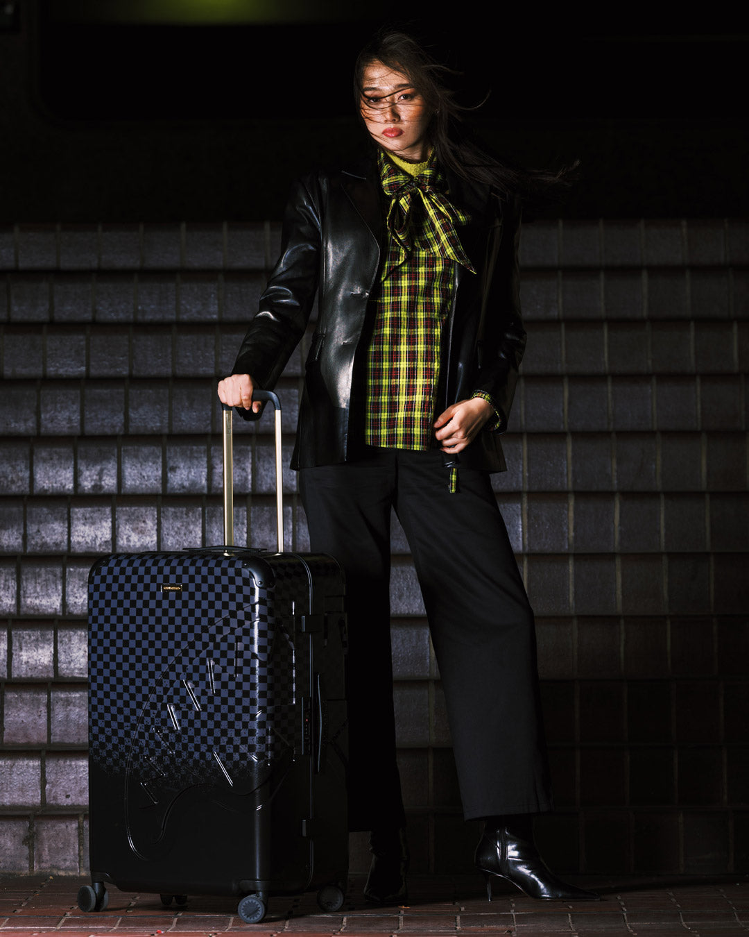 SPRAYGROUND® LUGGAGE SPRITZ BLACK FULL-SIZE LUGGAGE