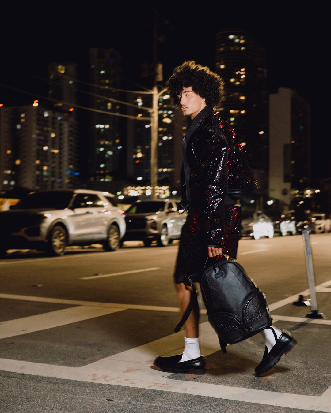 SPRAYGROUND® BACKPACK SPRAYGROUND AUTHENTIC LUXE BLACK BACKPACK