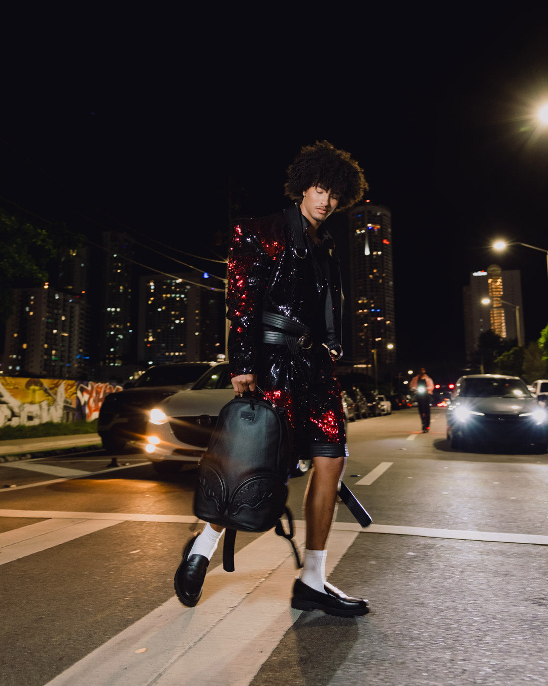 SPRAYGROUND® BACKPACK SPRAYGROUND AUTHENTIC LUXE BLACK BACKPACK