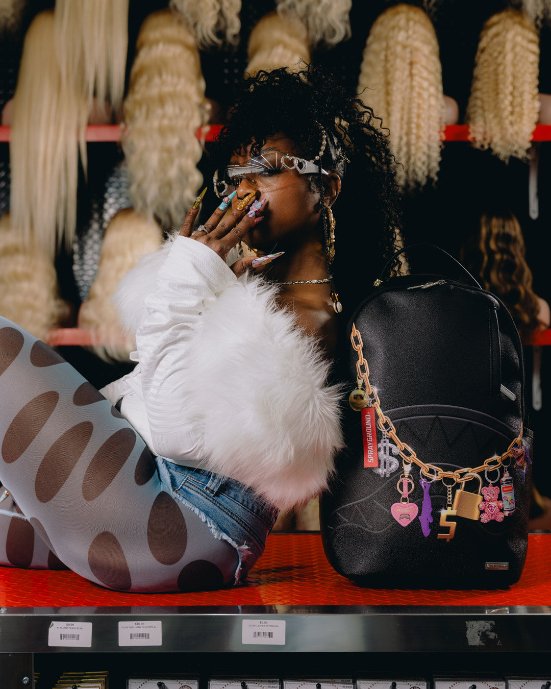 SPRAYGROUND® BACKPACK PRINTED HANGING STUFF BACKPACK