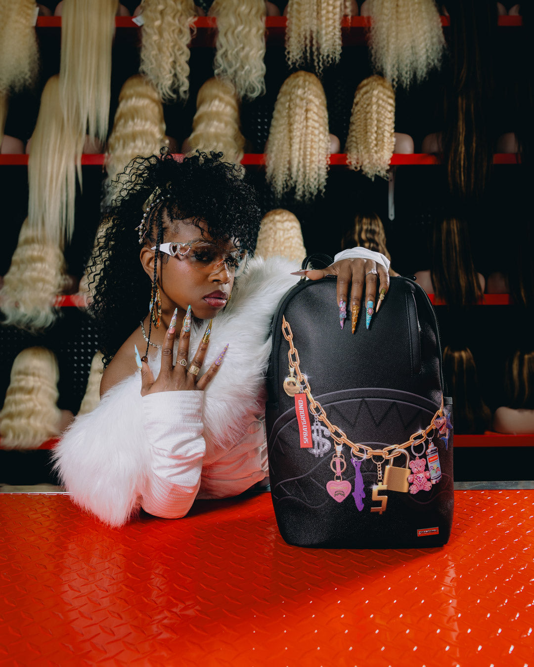 SPRAYGROUND® BACKPACK PRINTED HANGING STUFF BACKPACK
