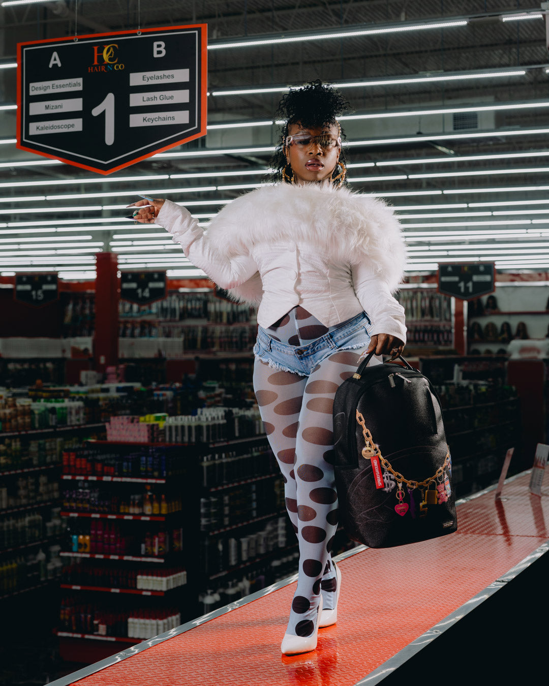 SPRAYGROUND® BACKPACK PRINTED HANGING STUFF BACKPACK