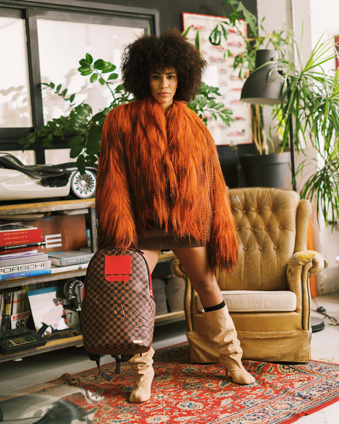 SPRAYGROUND® BACKPACK RED REDEMPTION BACKPACK