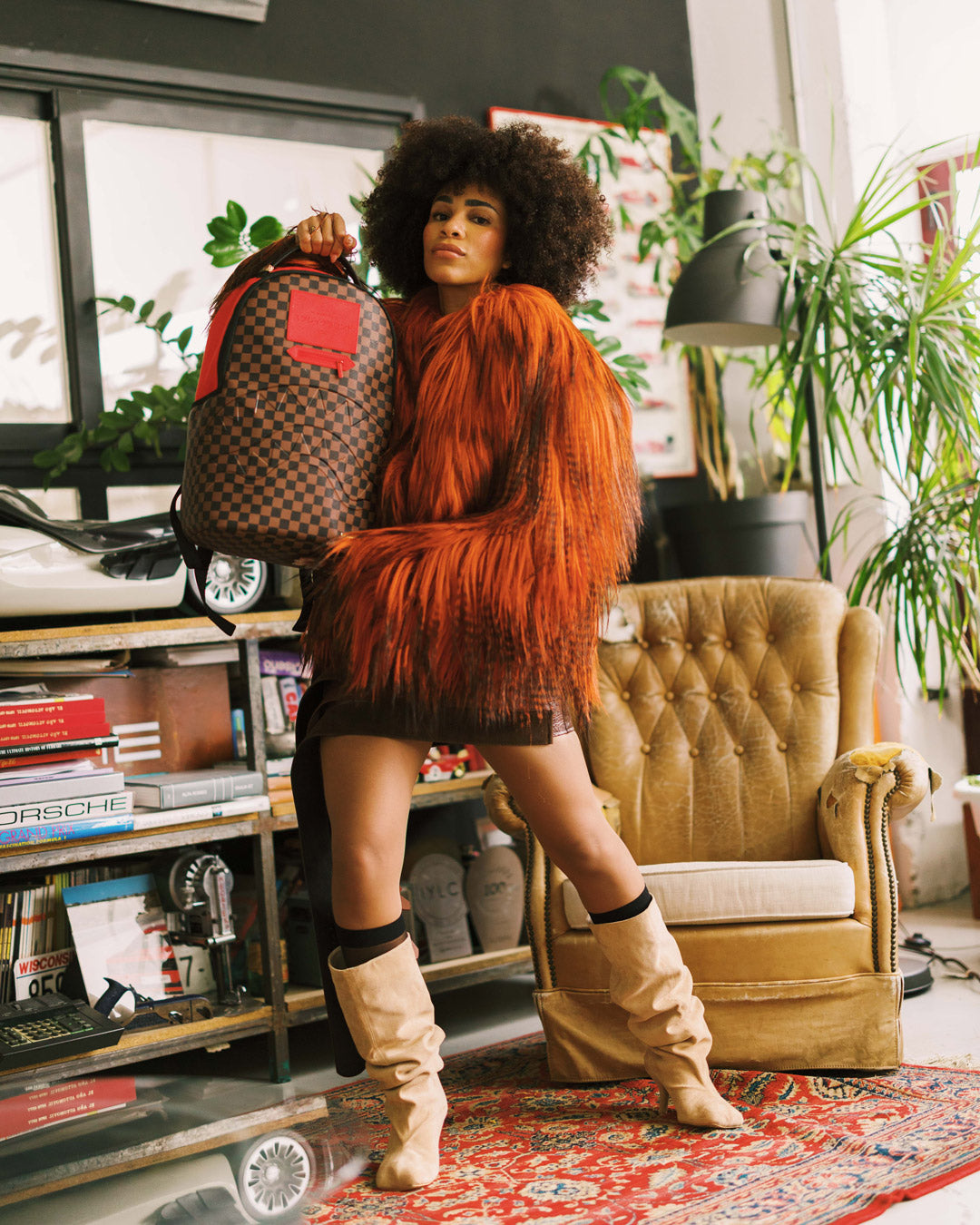 SPRAYGROUND® BACKPACK RED REDEMPTION BACKPACK