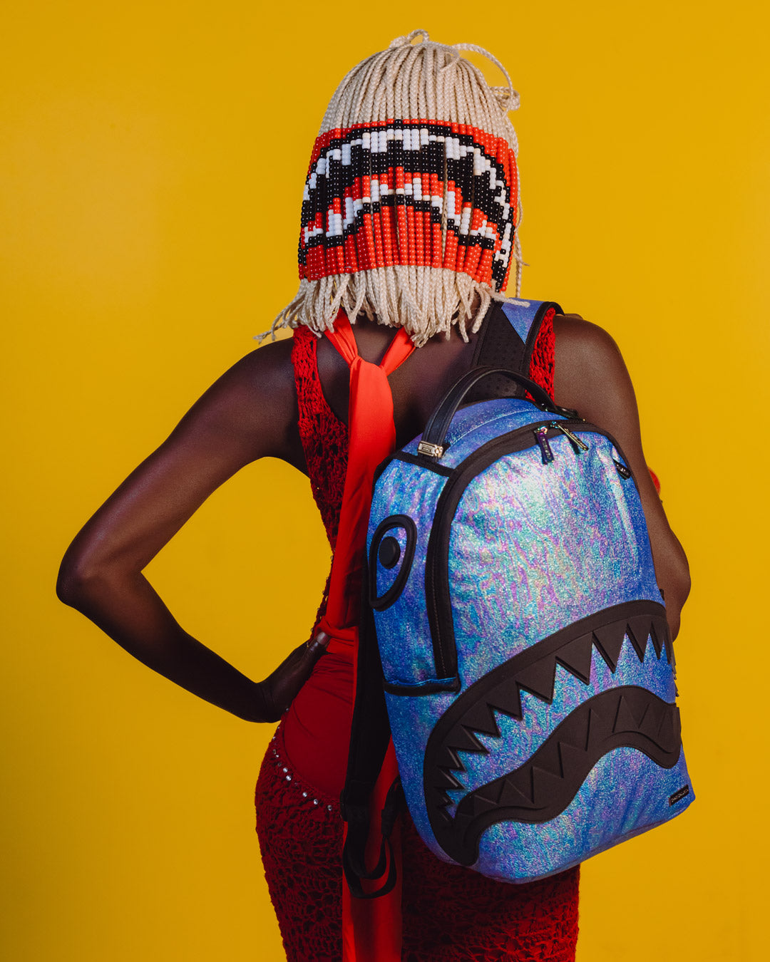 SPRAYGROUND® BACKPACK OIL SPILL SHARK BACKPACK