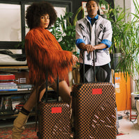 SPRAYGROUND® LUGGAGE RED REDEMPTION CARRY-ON LUGGAGE