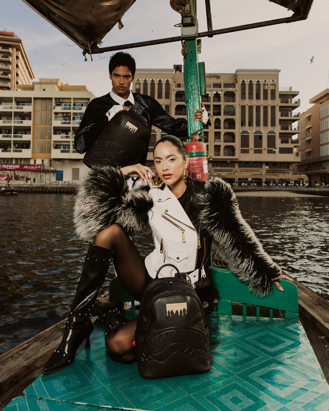 SPRAYGROUND® BACKPACK GOLD BRICK LUXE SAVAGE BACKPACK