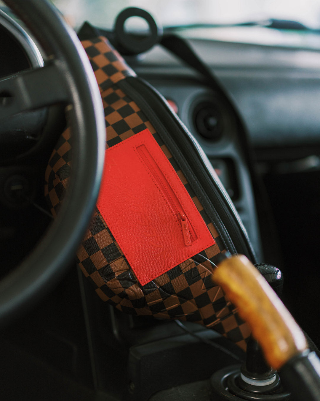 SPRAYGROUND® CROSSBODY RED REDEMPTION SAVVY CROSSBODY