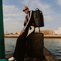 SPRAYGROUND® LUGGAGE GOLD BRICK LUXE FULL-SIZE LUGGAGE