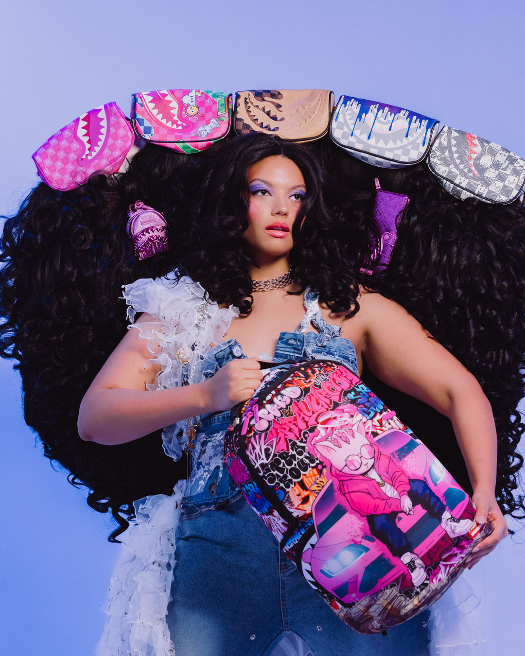 SPRAYGROUND® BACKPACK CASH STACKS KITTY BACKPACK