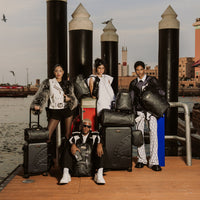 SPRAYGROUND® LUGGAGE GOLD BRICK LUXE FULL-SIZE LUGGAGE