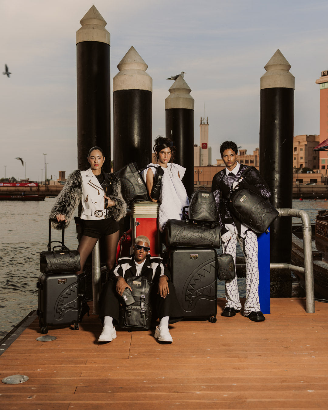 SPRAYGROUND® DUFFLE GOLD BRICK LUXE DUFFLE