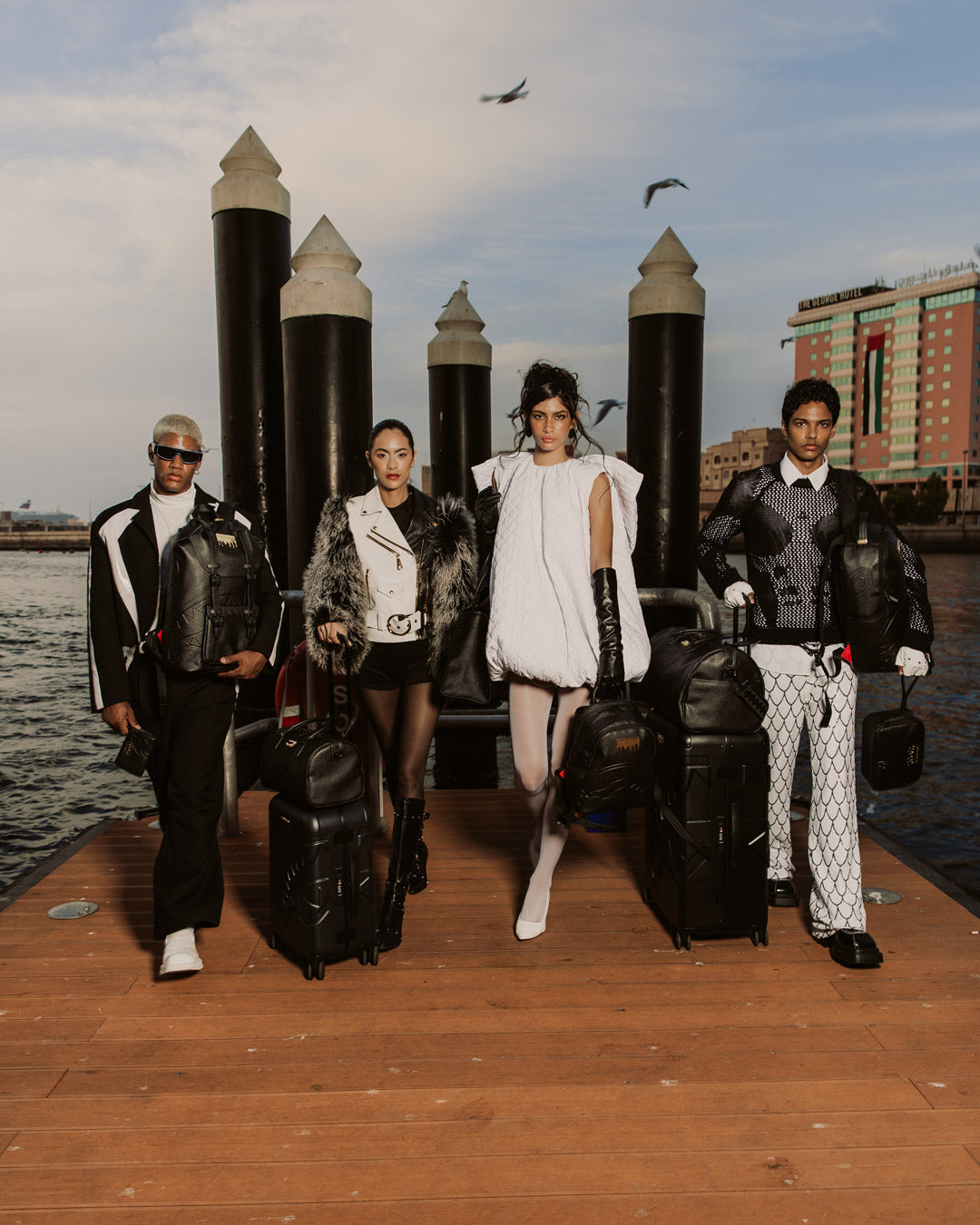 SPRAYGROUND® DUFFLE GOLD BRICK LUXE DUFFLE