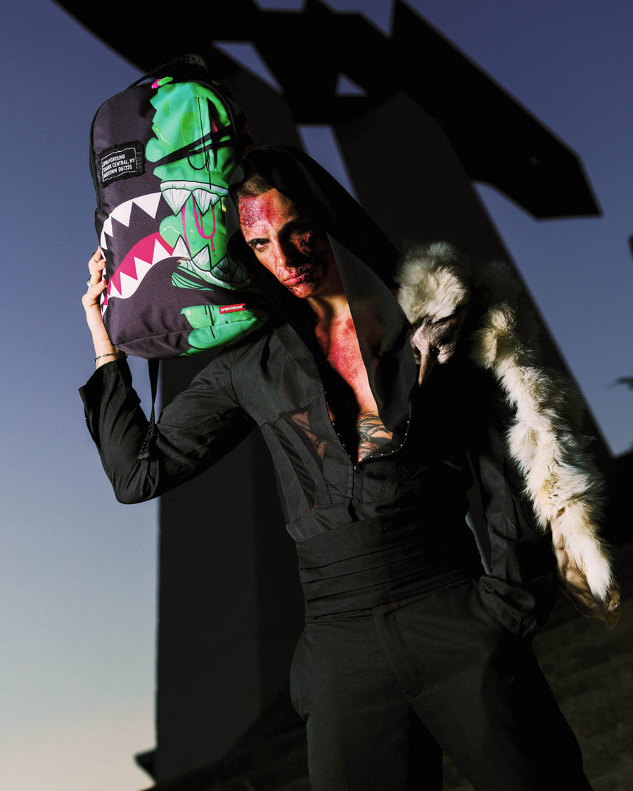 SPRAYGROUND® BACKPACK ZOMBIE OOZE SHARK CENTRAL BACKPACK