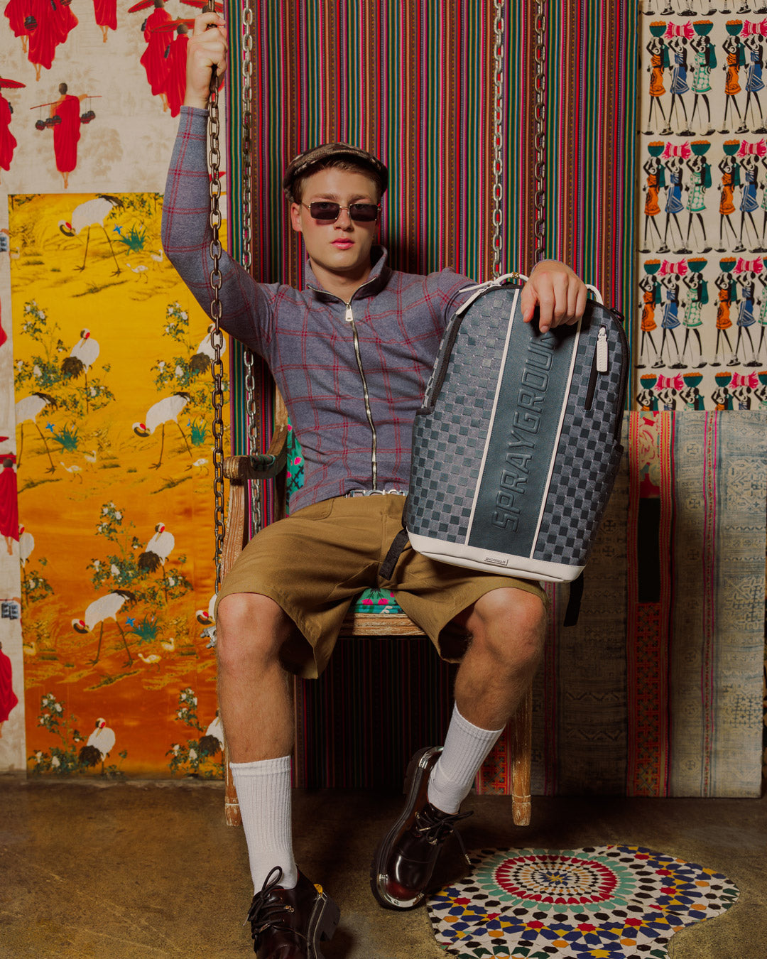 SPRAYGROUND® BACKPACK UPSCALE CHECK BACKPACK