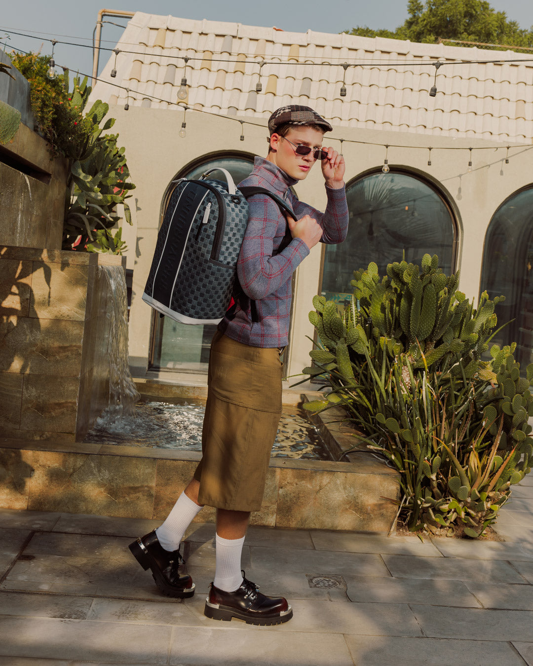 SPRAYGROUND® BACKPACK UPSCALE CHECK BACKPACK