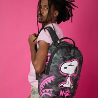 SPRAYGROUND® BACKPACK SNOOPY PINK STENCIL BACKPACK