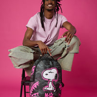 SPRAYGROUND® BACKPACK SNOOPY PINK STENCIL BACKPACK