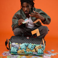 SPRAYGROUND® DUFFLE MONOPOLY MONEY STACKS DUFFLE