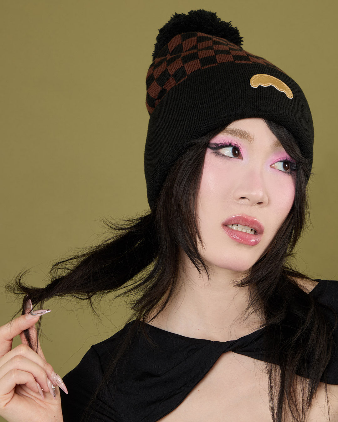 SPRAYGROUND® HAT SHARKS IN PARIS PUFF BEANIE