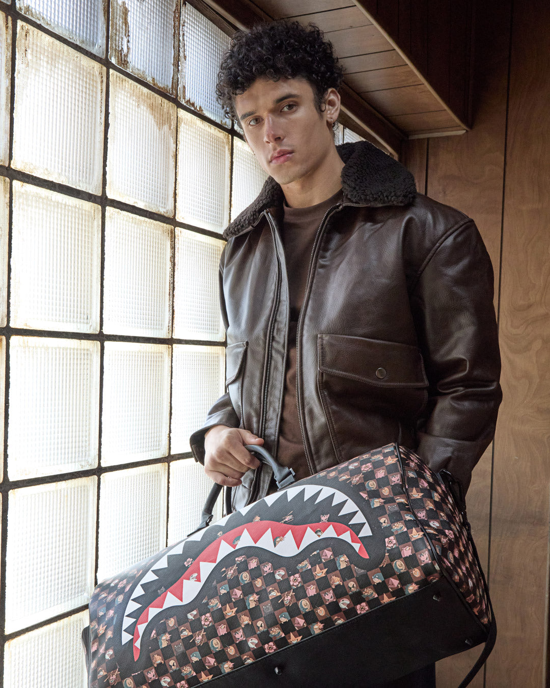 SPRAYGROUND® DUFFLE PEEKING CHARACTERS REMIX DUFFLE