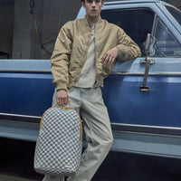 SPRAYGROUND® BACKPACK GRAFF EMBOSSED CREAM CHECK BACKPACK