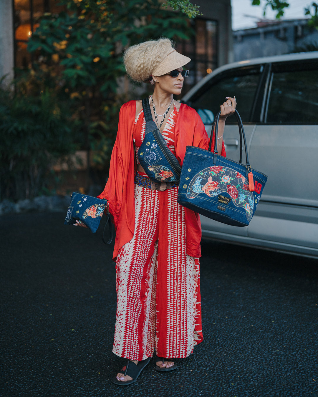 SPRAYGROUND® CROSSBODY EVISU STYLE SAVVY CROSSBODY