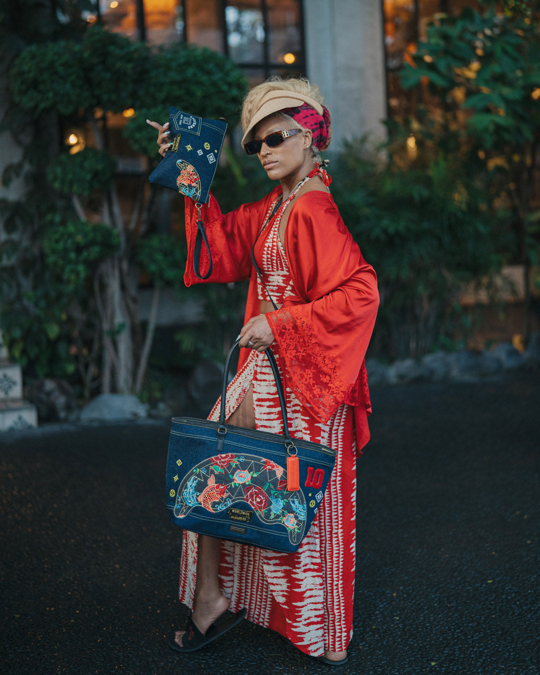 SPRAYGROUND® POUCHETTE EVISU STYLE CROSSOVER CLUTCH