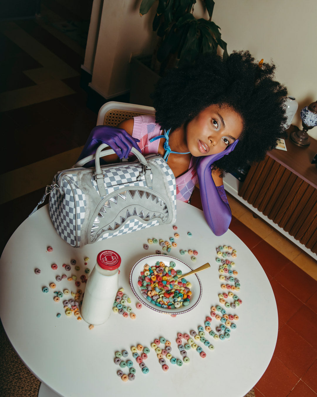 SPRAYGROUND® DUFFLE FUR BABY MINI DUFFLE