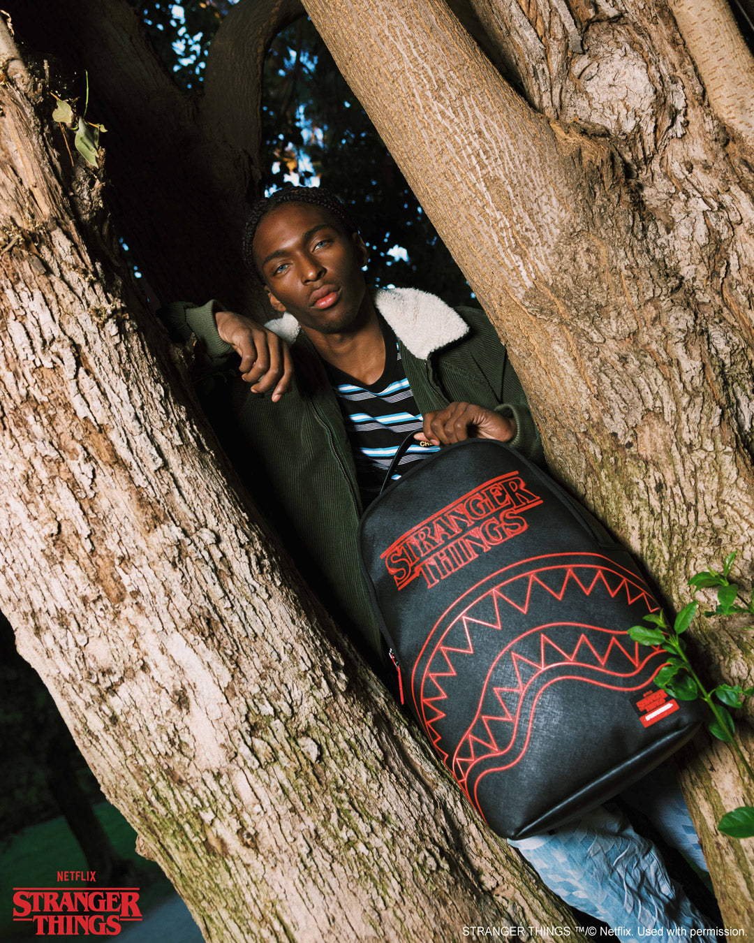 SPRAYGROUND® BACKPACK STRANGER THINGS LOGO BACKPACK