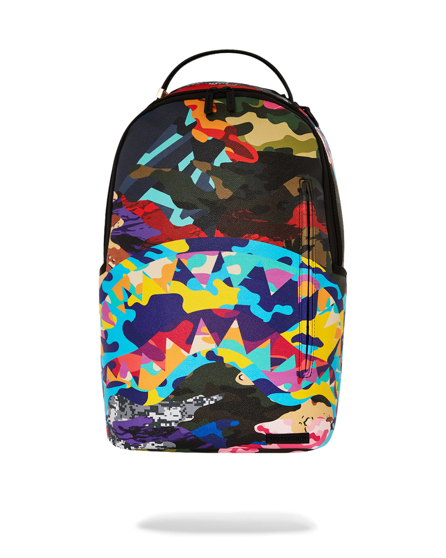 SPRAYGROUND® BACKPACK SLICED AND DICED CAMO BACKPACK