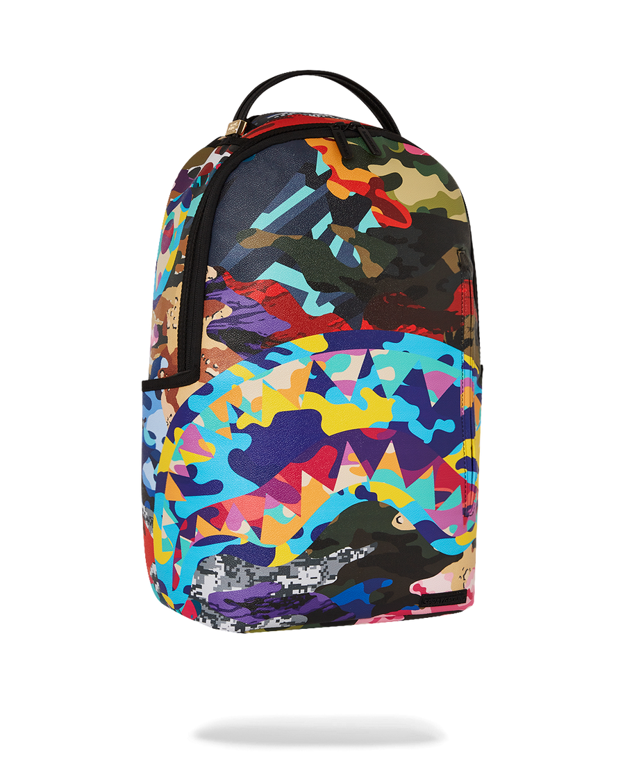 SPRAYGROUND® BACKPACK SLICED AND DICED CAMO BACKPACK